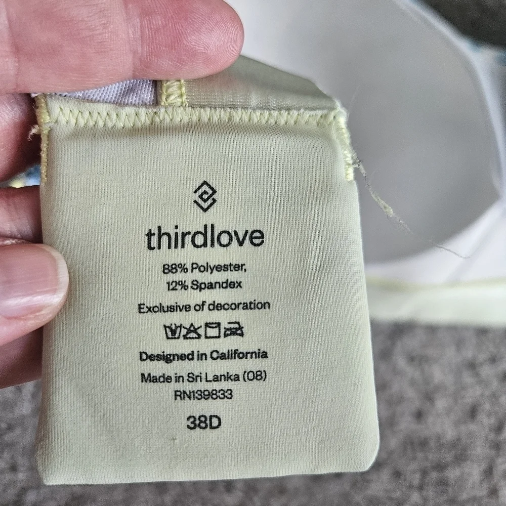 ThirdLove Kinetic Adjustable Sports Bra Size 38D